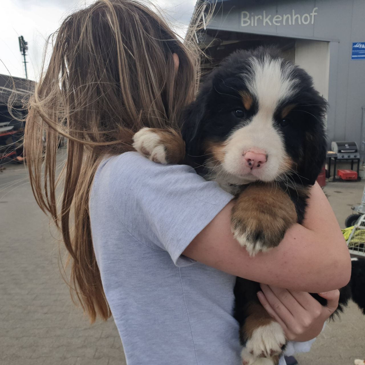Anna Zofia — her chosen puppy